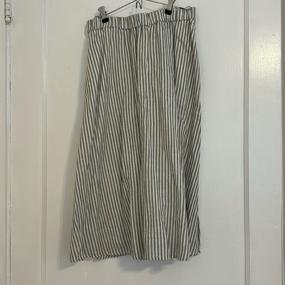 Talbots striped skirt
